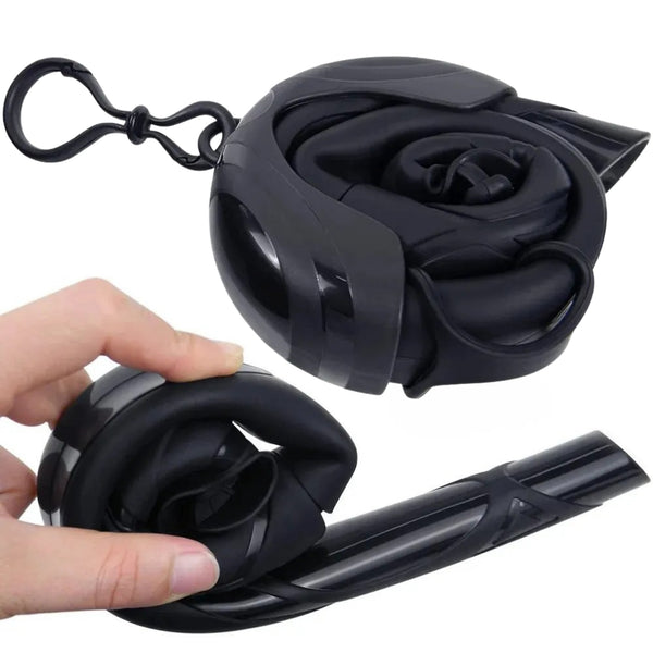 Myk Fleksibel Snorkel I Silikon – Med Oppbevaringsetui