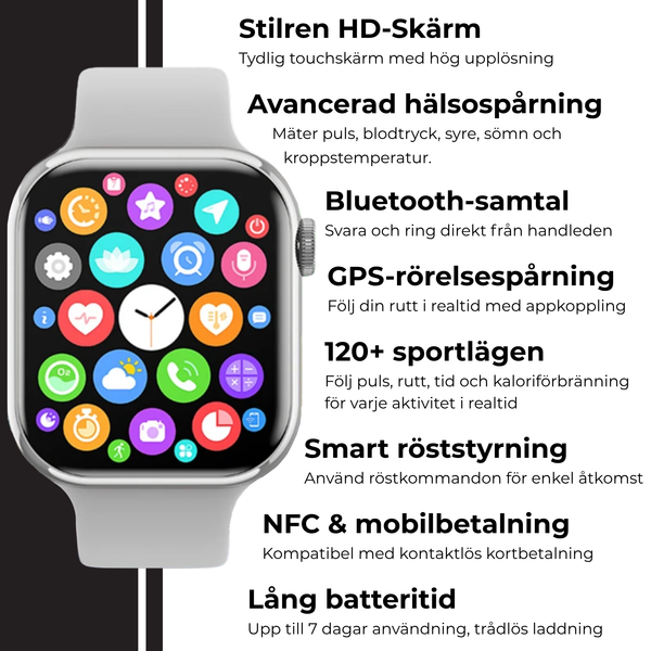 HD Smartklocka för Android & iOS