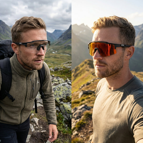Fotokromatiske Sykkelbriller med UV400 – Selvtonende sportsglassfor menn & kvinner