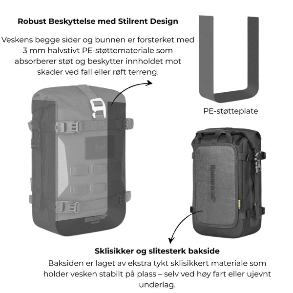 6L Vanntett Motorsykkelveske