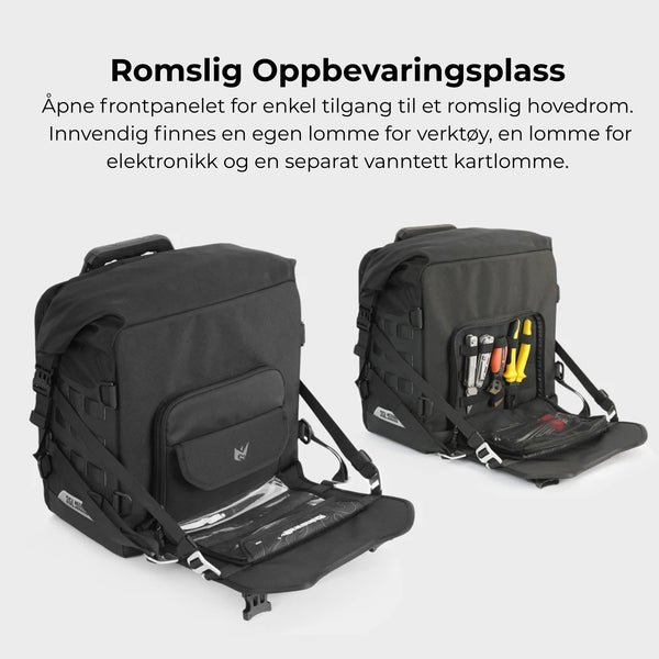 Vanntett Quick Release Sideveske 35L