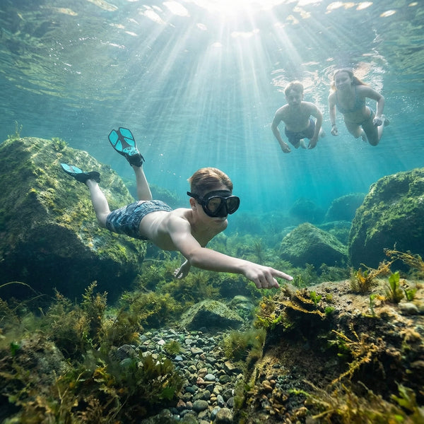 Justerbare Svømmeføtter – Komfortable, Reisevennlige & Lette å Ta På