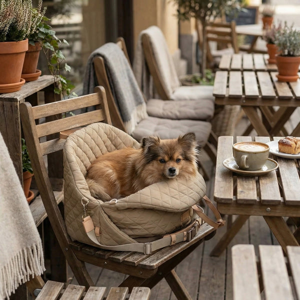 Hundväska & Hundbädd i Ett – En Trygg & Bekväm Reseplats för Din Hund